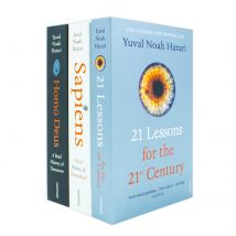 Yuval Noah Harari 3 Books Collection Box Set ( Sapiens, Homo Deus, 21 Lessons )