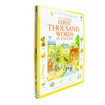 Usborne First Thousand Words Collection 3 Books Set By Heather Amery