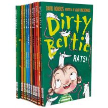 Dirty Bertie Series 2 David Roberts 10 Books Collection Set TOOTHY, RATS, SMASH, KISS