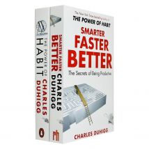 Charles Duhigg Collection 2 Books Set Power of Habit, Smarter Faster Better