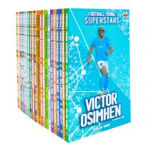 Football Elite Superstars and Football Young Superstars 24 Books Box Set by Simon Edwards, Florian Wirtz