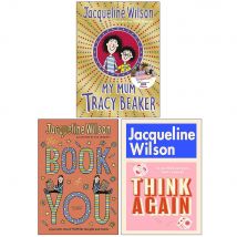 Jacqueline Wilson 3 Books Set (My Mum Tracy Beaker, The Book of You &amp; Think Again)