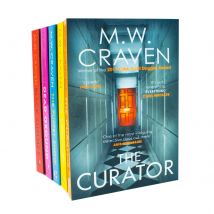 M W Craven Washington Poe and Avison Fluke Series 5 Books Collection Set (Black Summer, The Puppet Show, The Curator, The Botanist)
