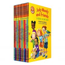 Judy Moody and Friends 15 Books Collection Box Set By Megan McDonald (Rocky Zang in The Amazing Mr. Magic, Jessica Finch in Pig Trouble,Amy Namey in Ace Reporter,April Fools Mr. Todd, &amp; More