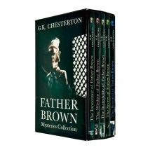 Father Brown Mysteries Collection 5 Books Box Set By G.K Chesterton Innocence, Wisdom, Incredulity, Secret & Scandal