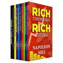 Napoleon Hill Collection 10 Book Set Featuring Rich Thinking Rich Living The Master Mind Live Your Best Chapter