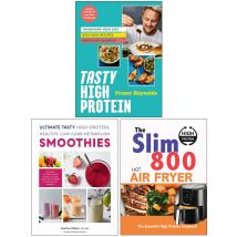 Tasty High Protein, Ultimate Tasty High Protein Healthy Low- Carb Metabolism Smoothies & The Slim 800 Hot Air Fryer High Protein Cookbook 3 Books Collection Set