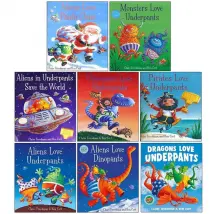 The Underpants Collection 8 Books Set By Claire Freedman Aliens Love Underpants, Dinopants