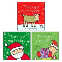 That's Not My Christmas Collection Usborne Touchy Feely 3 Book Set Fiona Watt Rachel Wells