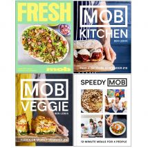 Speedy MOB, MOB Veggie, Fresh Mob, MOB Kitchen 4 Books Collection Set