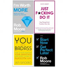 I&#39;m Worth More, Just F*cking Do It, You Are a Badass, Start Now 4 Books Collection Set