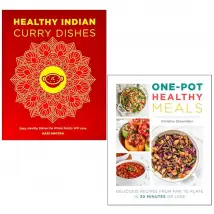 Healthy Indian Curry Dishes, One Pot Healthy Meals 2 Books Collectio Set
