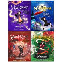 Jessica Townsend Morrigan Crow Series Collection 4 Books Set Nevermoor, Hollowpox, Silverborn (HB)