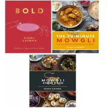 Nisha Katona Collection 3 Book Set Bold Big Flavour Twists To Classic Dishes 30 Minute Mowgli Mowgli Street Food