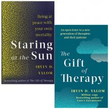 Irvin Yalom 2 Books Collection Set (Staring At The Sun, The Gift Of Therapy)