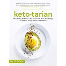 Ketotarian: The Mostly Plant-Based Plan To Burn Fat, Boost Energy By Dr Will Cole Book Set