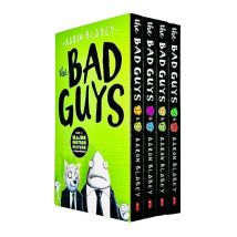 The Bad Guys Episodes 1 To 8 4 Book Set By Aaron Blabey Graphic Novel Series For Kids