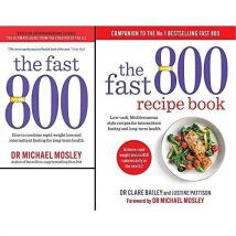 The Fast 800 &amp; The Fast 800 Recipe 2 Books Collection Set Fast 800, Fast 800 Recipe Book