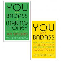 Jen Sincero 2 Book Set You Are A Badass At Making Money And You Are A Badass How To Stop Doubting Your Greatness