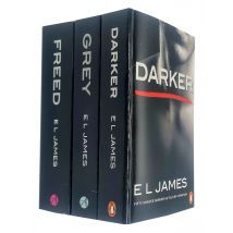 Grey Darker Freed 3 Book Collection By E L James Romance Paperback Edition Large Print Available