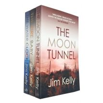 Jim Kelly Dryden Mysteries Collection 3 Books Set Water Clock, Fire Baby, Moon Tunnel