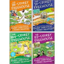 The Treehouse Storey Books 6 - 9  Collection Set by Andy Griffiths & Terry Denton