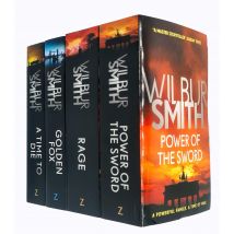 Courtney Family Novels Series Books 5 - 8 Collection Set by Wilbur Smith (Time to Die)
