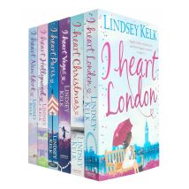 Lindsey Kelk I Heart Series 6 Book Set Including I Heart New York, Hollywood, Paris, Vegas, London, Christmas