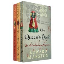 Edward Marston Nicholas Bracewell Series Collection 3 Books Set (The Queen&#39;s Head, The Merry Devils)