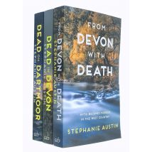 Devon Mysteries 3 Books Collection Set By Stephanie Austin (Dead in Devon, Dead on Dartmoor, From Devon with Death)