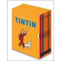 Tintin Paperback Boxed Set 23 titles: Complete Paperback Slipcase (Blue Lotus, Broken Ear)