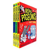 Real Pigeons series 3 Books Collection Set By Andrew McDonald (Real Pigeons Fight)