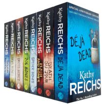 Kathy Reichs 8 Books Collection Set (Deja Dead, Death Du Jour, Flash and Bones, Spider Bones, 206 Bones, Cross Bones, Devil Bones, Monday Mourning)