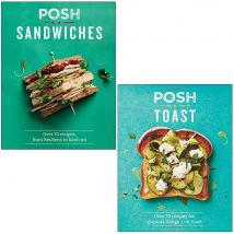 Posh Sandwiches and Posh Toast By Emily Kydd 2 Books Collection Set Hardcover