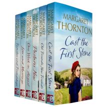 Margaret Thornton 6 Books Collection Set (Cast the First Stone, Families and Friendships, Old Friends, New Friends, One Week in August,Love and Marriage,Pastures New)