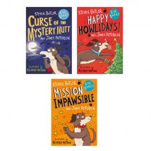 Dog Diaries 3 Books Collection Set ( Curse of the Mystery Mutt, Happy Howlidays )