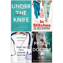 Under the Knife, In Stitches, Trust Me I&#39;m Junior Doctor 4 Books Collection Set Paperback