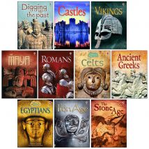 Usborne Beginners History 10 Books Set (Castles, Vikings, Romans, The Celts, &amp; MORE!)
