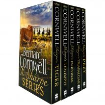 Sharpe Series 1-5 Box Set Bernard Cornwell Sharpe&#39;s Tiger Sharpe&#39;s Triumph Fortress Trafalgar Prey