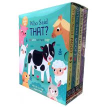 Who Said That Series Lift The Flap Touch And Feel 4 Book Set