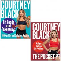 Courtney Black Collection 2 Books Set Fit Foods and Fakeaways, The Pocket PT Hardcover