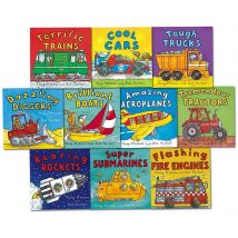 Amazing Machines Truckload Children Collection 10 Flat Books Set by Tony Mitton