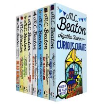 Agatha Raisin Series 1: 8 Books Collection Set By M C Beaton ( Curious Curate, Day the Floods Came )