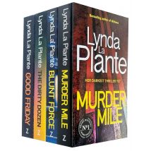 Lynda La Plante Collection 4 Books Set, Murder Mile, Blunt Force, Good Friday,Dirty Dozen