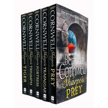 Bernard Cornwell The Sharpe Series 1 To 5 Books Collection Set Tiger, Triumph, Fortress
