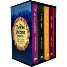 Charles Dickens 5 Books Collection Box Set (Oliver Twist, A Christmas Carol, Hard Times)
