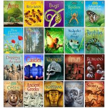 Usborne Beginners History & Nature 20 Books Collection Set (Castles, Vikings) Paperback