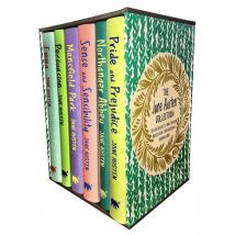 Jane Austen 6 Books Collection Set (Pride and Prejudice, Emma, Persuasion, Mansfield)
