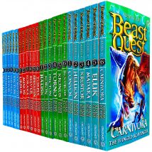 Beast Quest 24 Books Collection Set (Series 7 - 10) by Adam Blade (Noctila, Doomskull, Ursus, Torpix)