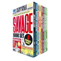 Horrible Histories Savage 8 Books Collection Set by Terry Deary (Frightful First World War)